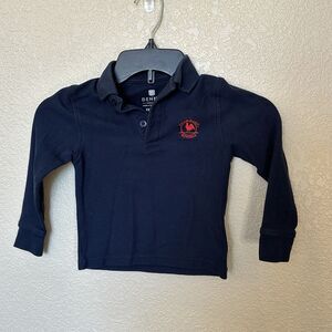 Primrose Schools Polo Long sleeve Shirts Size Y2XS (3-4) Dennis Uniform Youth